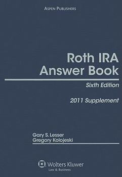 Paperback Roth IRA Answer Book: 2011 Supplement Book