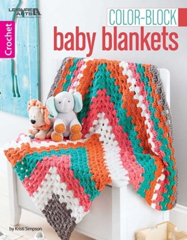 Paperback Color-Block Baby Blankets Book