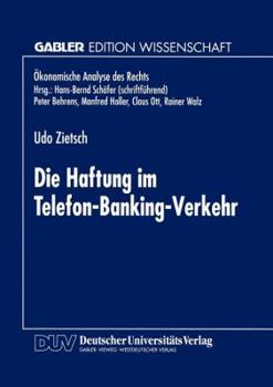 Paperback Die Haftung Im Telefon-Banking-Verkehr [German] Book