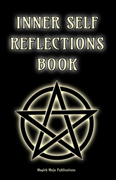 Paperback Inner Self Reflections Book: Your self discovery into self knowledge and inner guidance workbook - Pentagram Black Cover Book