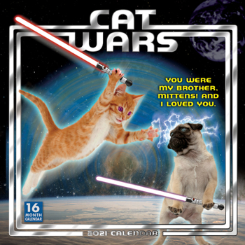 Calendar 2021 Cat Wars 16-Month Wall Calendar Book