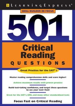 Paperback 501 Critical Reading Questions Book