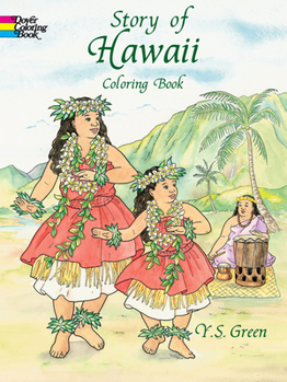 Paperback Story of Hawaii Coloring Book