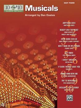 Paperback 10 for 10 Sheet Music Musicals: Piano Solos Book