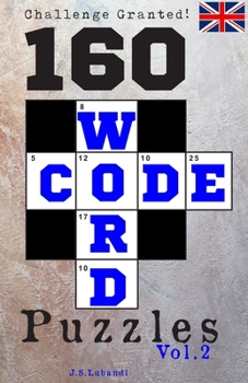 Paperback 160 CODE WORD Puzzles, Vol.2 [Large Print] Book