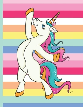 Unicorn Journal: Unicorn Gifts for Girls: Blank lined Unicorn themed Story Paper Journal notebook to write in for girls
