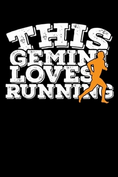 This Gemini Loves Running Notebook: 100 Wide Ruled Lined Pages