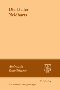 Paperback Die Lieder Neidharts [German] Book