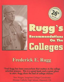 Paperback Rugg's Recommendations on the Colleges Book