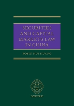 Hardcover Securities and Capital Markets Law in China Book