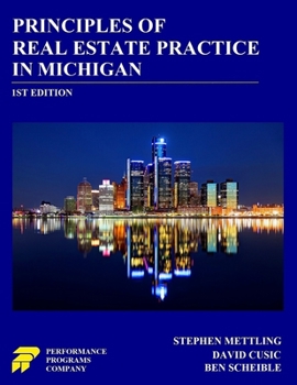 Paperback Principles of Real Estate Practice in Michigan Book