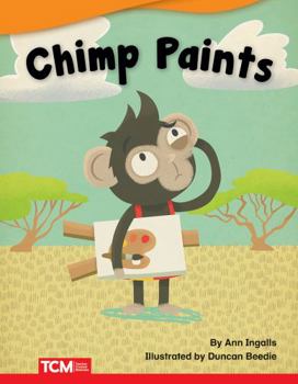 Paperback Chimp Paints Book