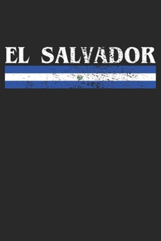 Paperback Notebook: El Salvador Gift Dot Grid 6x9 120 Pages Book