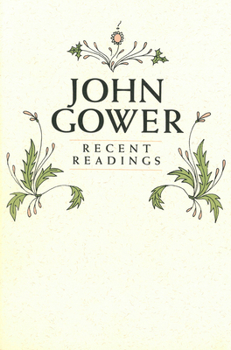 Hardcover John Gower: Recent Readings Book