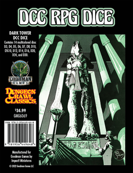 Hardcover DCC RPG Dice: Dark Tower DCC Dice Book