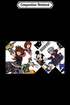 Composition Notebook: Disney Kingdom Hearts III Mickey Donald Sora Riku Journal/Notebook Blank Lined Ruled 6x9 100 Pages