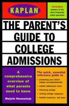 Paperback Kaplan Parent's Guide to College Admissions Book