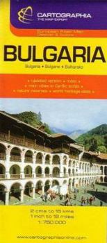 Map Bulgaria Map [French] Book