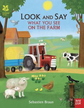 Paperback National Trust: Look and Say What You See on the Farm Book