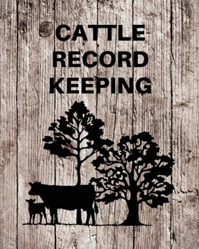 Paperback Cattle Record Keeping: Livestock Breeding and Production, Calving Journal Record Book, Income and Expense Tracker, Cattle Management Accounti Book