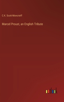 Hardcover Marcel Proust, an English Tribute Book