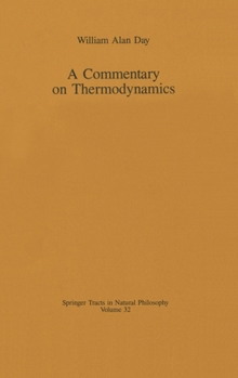 Hardcover A Commentary on Thermodynamics Book