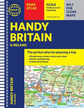 Spiral-bound Philip's Handy Road Atlas Britain: (Spiral A5) Book