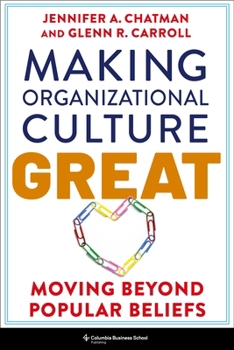 Paperback Making Organizational Culture Great: Moving Beyond Popular Beliefs Book