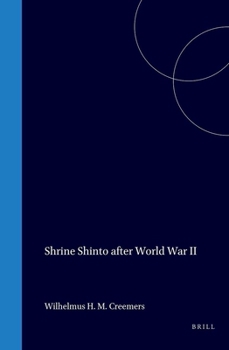 Hardcover Shrine Shinto After World War II (Asian Studies) Book