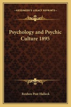 Psychology and Psychic Culture 1895