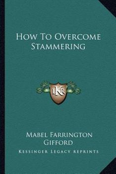 Paperback How To Overcome Stammering Book