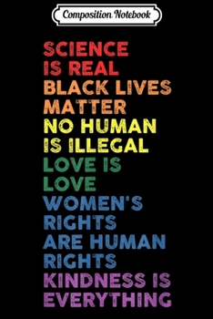 Composition Notebook: LGBT Science Is Real Black Lives Matter Pride  Journal/Notebook Blank Lined Ruled 6x9 100 Pages
