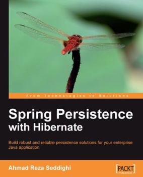 Paperback Spring Persistence with Hibernate Book