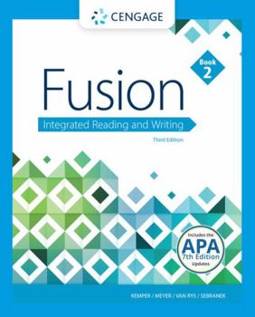 Paperback Fusion: Integrated Reading and Writing, Book 2 (with 2021 MLA Update Card) Book