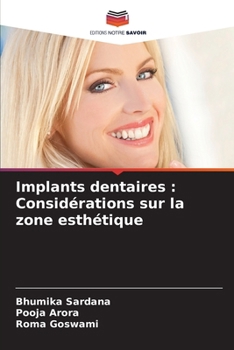 Paperback Implants dentaires: Considérations sur la zone esthétique [French] Book