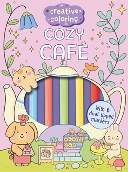 Creative Coloring: Cozy Café Mini-Coloring Kit