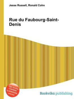 Paperback Rue Du Faubourg-Saint-Denis Book
