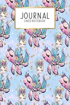Journal Lined Notebook: Mermaid Adventure Under Sea | Blank Lined Journal | Gratitude Journal | 6" x 9" 100 Pg |Motivational Quotes | Self-Care | Diary | Gift
