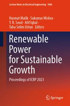 Paperback Renewable Power for Sustainable Growth: Proceedings of Icrp 2023 Book