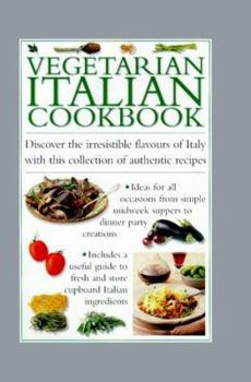 Hardcover Vegetarian Italian Cookbook Book