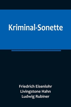 Paperback Kriminal-Sonette [German] Book
