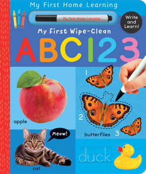 Board book My First Wipe-Clean ABC 123: Write and Learn! Book