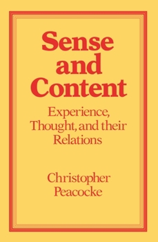 Paperback Sense and Content Book