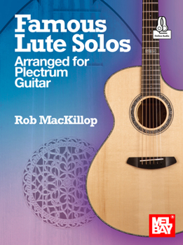 Paperback Famous Lute Solos Arranged for Plectrum Guitar Book