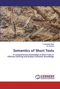 Paperback Semantics of Short Texts Book