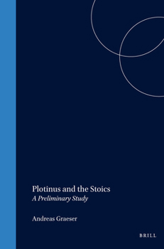 Paperback Plotinus and the Stoics: A Preliminary Study Book