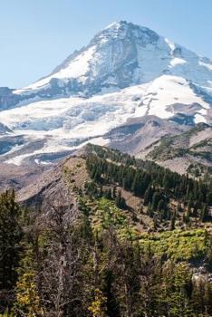 Paperback Mt. Hood Oregon Glacier Mountain Scenery Journal: 150 Page Lined Notebook/Diary Book