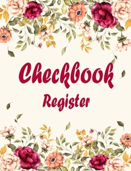 Paperback Checkbook Register: Large Print, Simple Checkbook Register: Check Register for Personal Checkbook or Business Bank Account- Check Book Reg Book