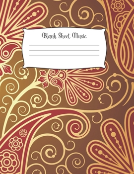 Blank Sheet Music Notebook Kids: Music Manuscript Paper / White Marble Blank Sheet Music / Notebook for Musicians  / Composition Books Gifts 100 Pages (8.5x11), perfect for learning