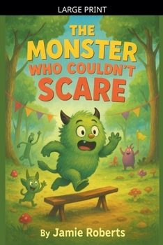 Paperback The Monster Who Couldn't Scare [Large Print] Book